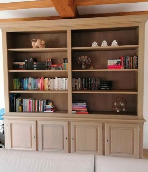 Bibliotheksschrank – boekenkasten, Wood