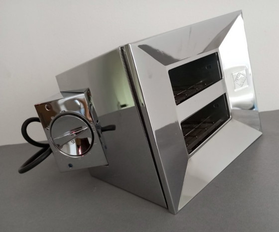 Image 1 of Luca Trazzi 'Cube' industrial/postmodern toaster - Vica Versa Italia 1990s RRR