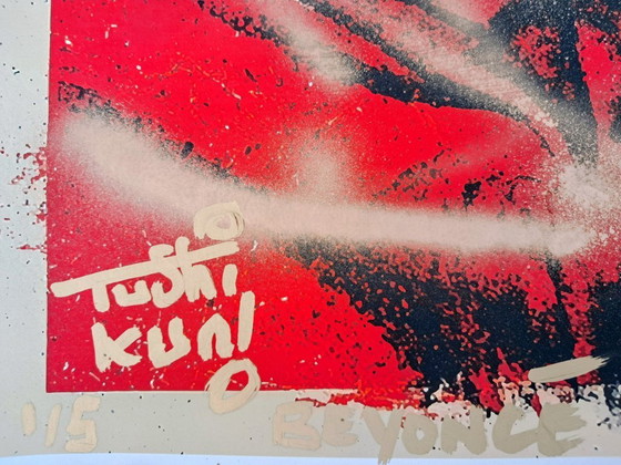 Image 1 of TUSHI KUNI - Beyoncé - Lithografie van de kunstenaar