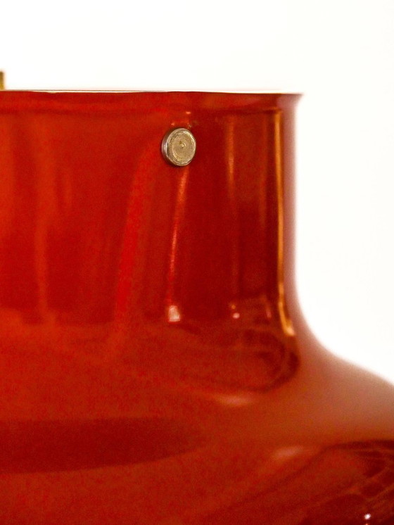 Image 1 of Lampada a sospensione rossa svedese “Bumling” di Anders Pehrson
