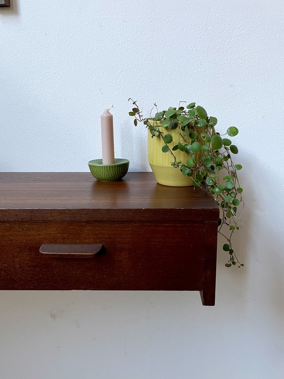 Image 1 of Vintage Wandmeubel met Lades in de stijl van Poul Cadovius