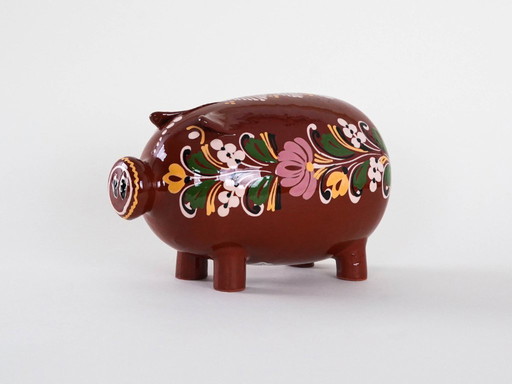 Tirelire en céramique, design danois, années 1970, fabrication : Danemark