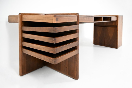 Image 1 of Desk by Fabio Lenci for Bernini, 1970s