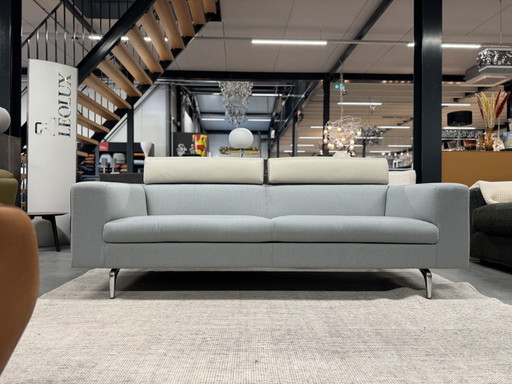 Leolux Horatio 3-Sitzer Sofa Fezwool blau