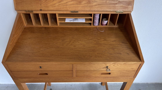 Image 1 of Vintage lectern - desk oak