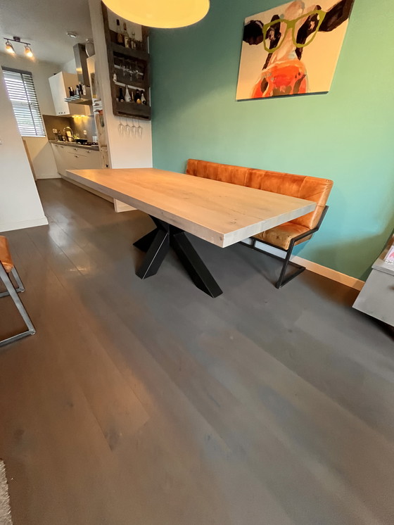 Image 1 of Feelings eettafel 200×100 cm – eiken grey wash. Ook als set mogelijk