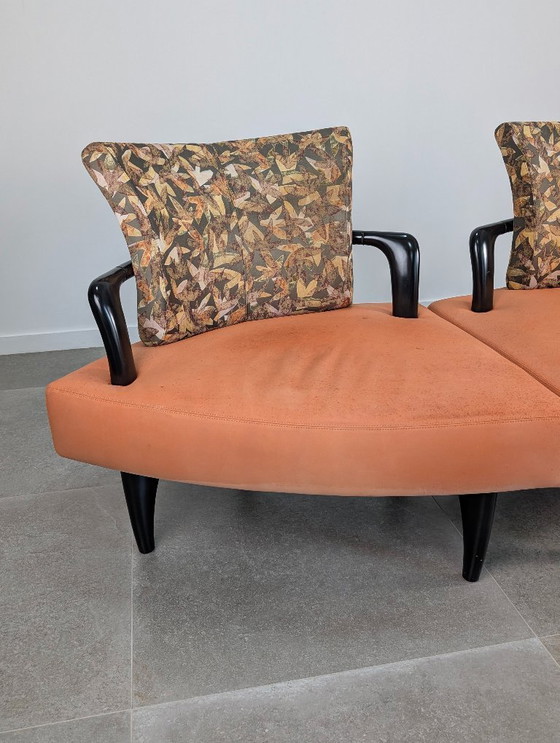 Image 1 of Paar modulaire Esprit loungestoelen van Brunati & Zerbaro, jaren 1980