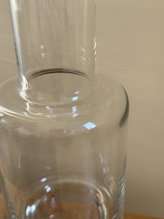 Image 1 of 2x carafe vintage Leerdam Willem Heesen série Aruba design en verre années 1970