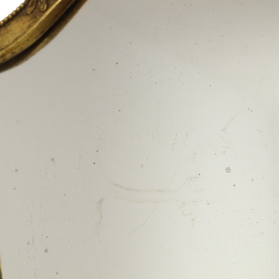 Kleine Franse Kuifspiegel Bladgoud Verguld Barok Stijl – Glass (photo 8 of 26)