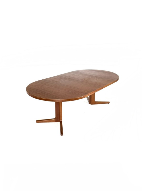 Vintage Extendable Danish Dining Table, Velje Møbelfabrik '60 – Velje Stolefabrik, Wood, Metal (photo 14 of 15)
