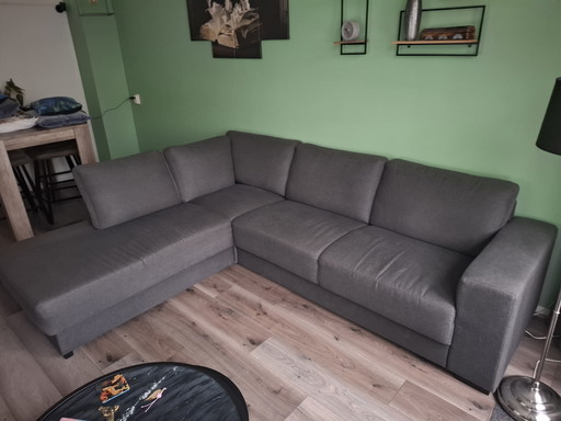 Divano angolare antracite