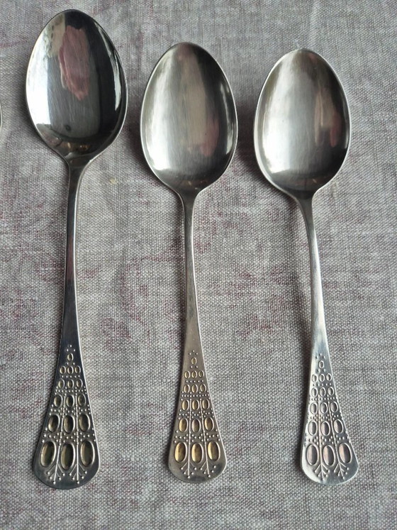 Rosenthal Cutlery Set with Golden Accents, Silver, Klassiek (photo 3 of 9)