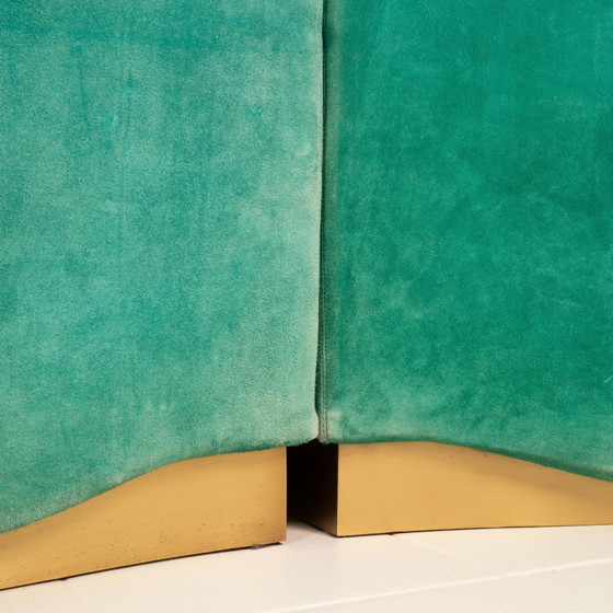 Set van 4 Stropiccio Fauteuils van Luciano Frigerio voor Frigerio di Desio, 1970 – Modulaire banken, Suede (photo 16 of 18)