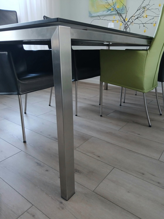 Image 1 of Bonydesign dining table with 6 chairs