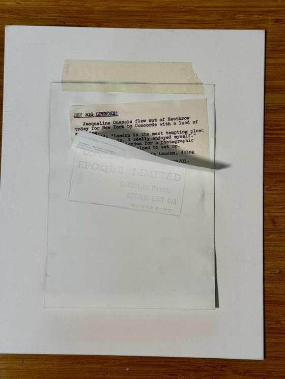 Image 1 of Jackie Kennedy in London, Press Photo 1961