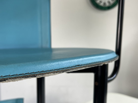 Image 1 of 4 sillas de comedor posmodernas, Enrico Pellizzoni, Italia