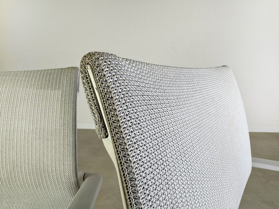 Image 1 of 2er Set Vitra Bürostühle Physix Trioknit grau grey Bürostuhl weiß