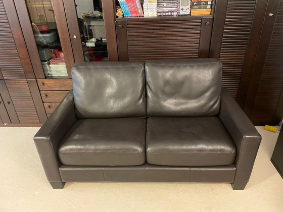 Image 1 of De Sede 2 Seater Sofa Ds-17 1970s Vintage