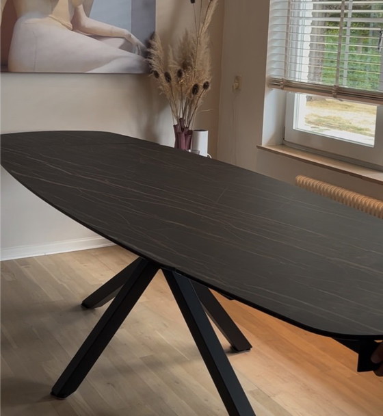 Extendable Dining Table with Ceramic Top – XOOON, Glass (photo 11 of 16)