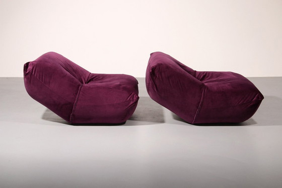 Image 1 of Purple Papillon Lounge Chairs by Guido Maria Rosati for Giovannetti 