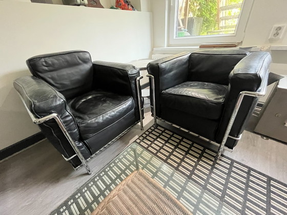 Image 1 of Sedia Cassina LC2 di Le Corbusier, Pierre Jeanneret e Charlotte Perriand