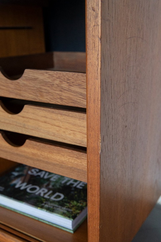 Image 1 of Floating mid-century modern wall sideboard / lowboard