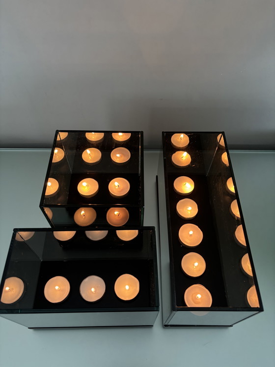 Image 1 of Dies ist ein Infinity Light Cube Wachsinelichthouders