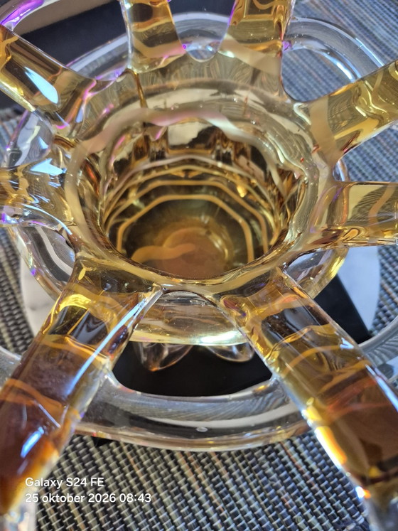 Massive Egermann, Schalen, Glas, Holz, Braun (Foto 4 von 6)