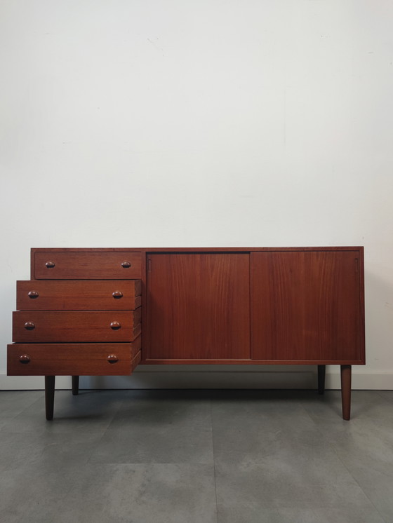 Image 1 of Vintage Danish Sideboard In Teak By Hornslet Møbelfabrik