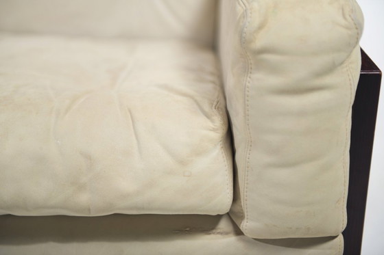 Image 1 of Splendido divano vintage Oriolo in pelle disegnato da Claudio Salocchi per Sormani, anni '60.