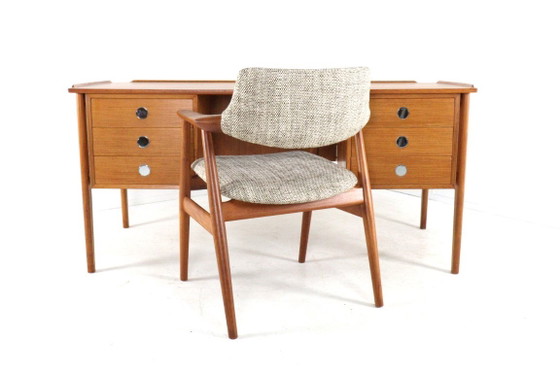 Dyrlund bureau gerestaureerd vintage teak – Wood (photo 7 of 18)