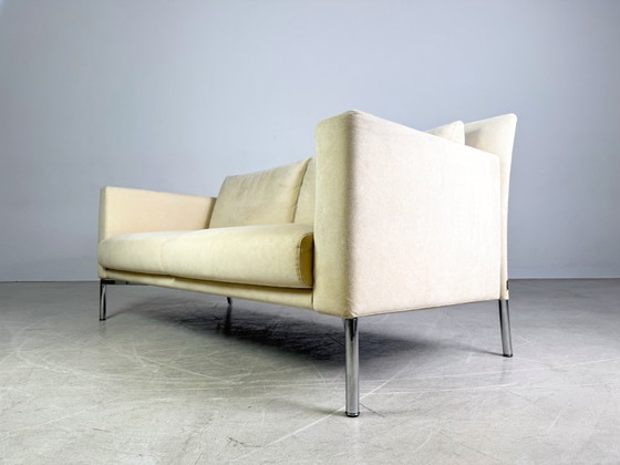 Image 1 of Original Walter Knoll sofa Jason 391 suede beige design