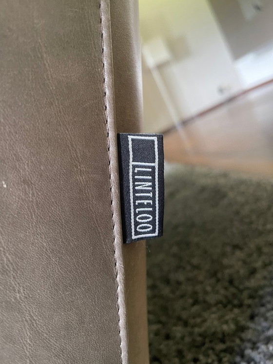 Image 1 of Sedia da uomo in pelle Linteloo con hocker