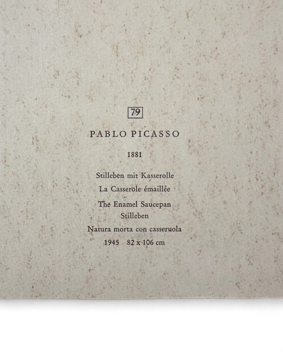 Image 1 of Pablo Picasso La cazuela de esmeralda, copia litográfica original, 1964, Kunstkreis Lucerne