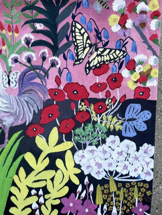 Image 1 of Tapisserie en Laine de GALTIÉ "instant champêtre" épreuve d'artiste n°2/2