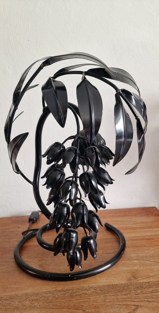 Image 1 of Hans Kögl Table Lamp Wisteria Blue Rain