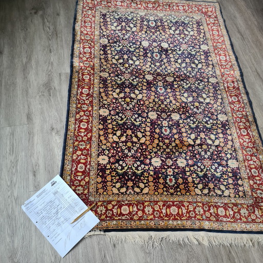Handgeknüpfter Seiden-Hereke-Teppich