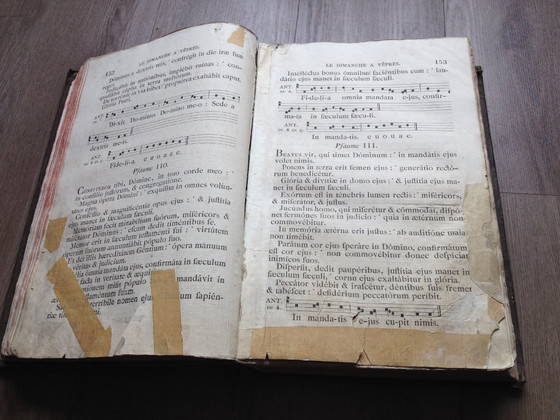 Image 1 of Libro antifonario romano del 1864