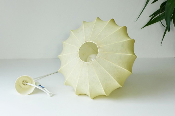Vintage Cocoon Hanglamp van Goldkant, jaren 50 60 Mid Century Modern – Hanglampen, Metal (photo 9 of 10)