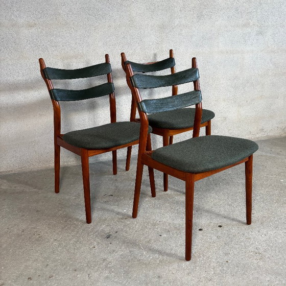 3x sedie da pranzo Helge Sibast — Sibast Møbler 1957 – Wood (photo 3 of 8)