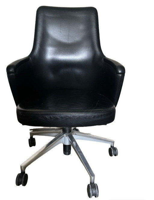 Sedus Silent Rush office chair black leather