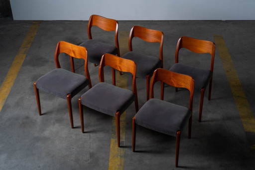 Niels O. Møller - Sedie da pranzo modello 71