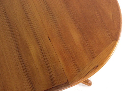 Silkeborg Ronde 1x Verlengbare Teak Eettafel Deens – Wood (photo 16 of 17)
