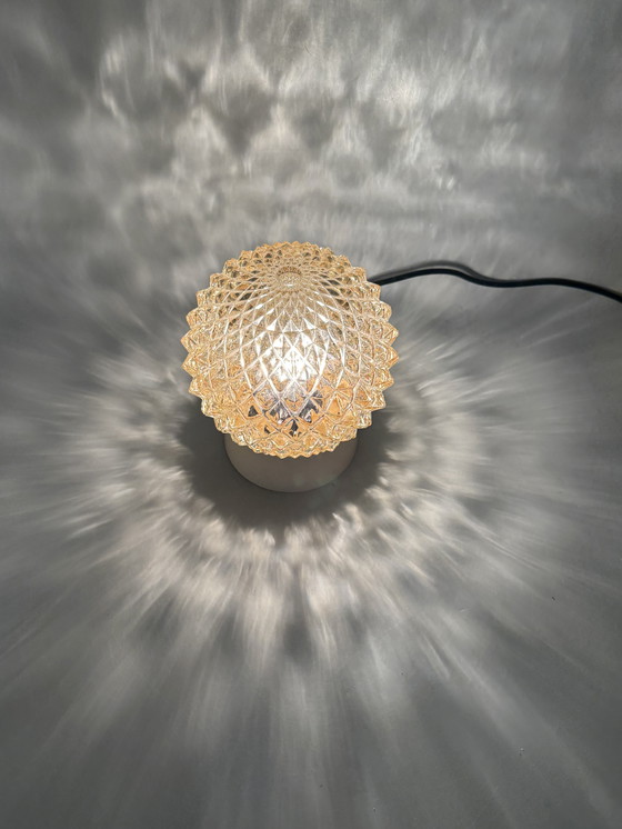 Image 1 of Vintage ceiling lamp in cut glass