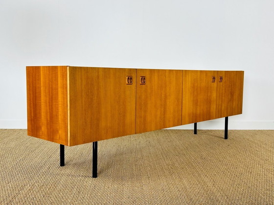 Image 1 of Minimalist Scandinavian teak sideboard, 1960