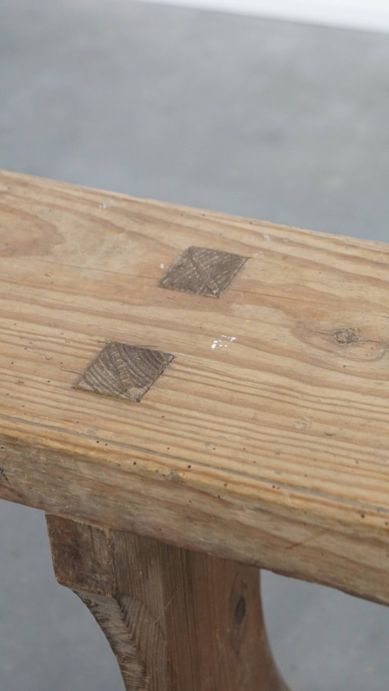 Image 1 of Antique French bench for the dining table or for behind the sofa