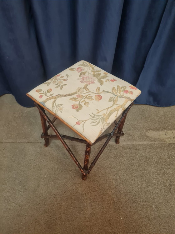 Image 1 of Ensemble de salon ancien en faux bambou par la Maison Staněk - Prague, vers 1910