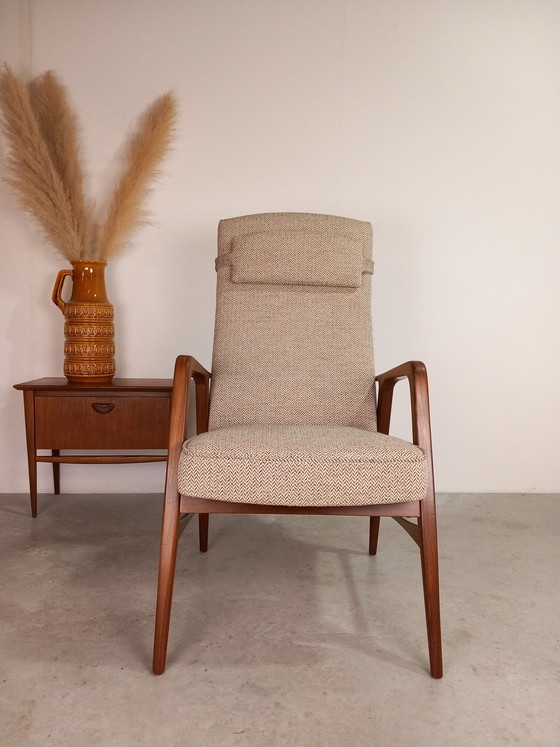 Image 1 of Poltrona Alf Svensson Fritz Hansen Kontur | Restaurato di metà secolo