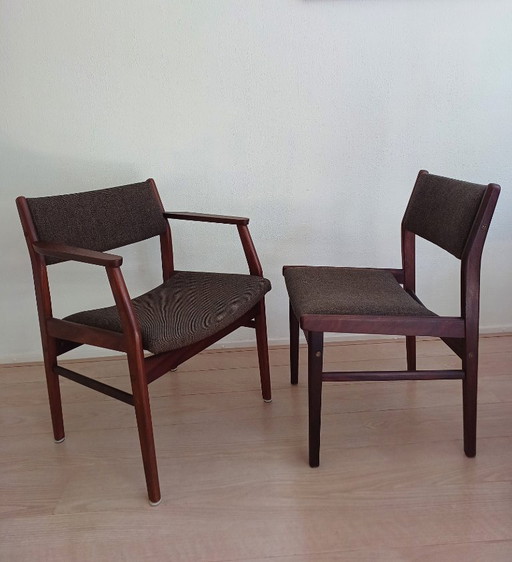 Paar Hulmefa vintage jaren 60 stoelen