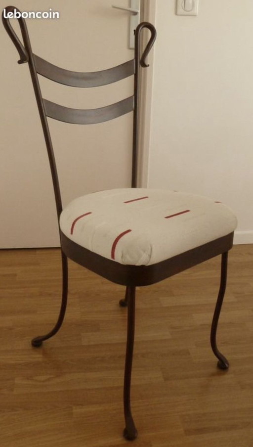 8 Wrought Iron Chairs